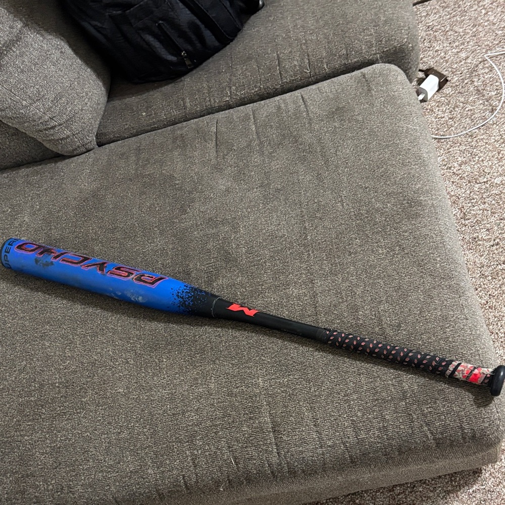 Miken Blue and Black softball bat